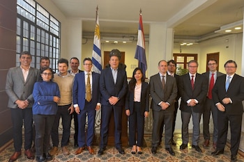 Misión del FMI en Uruguay junto a jerarcas del Ministerio de Economía (MEF)