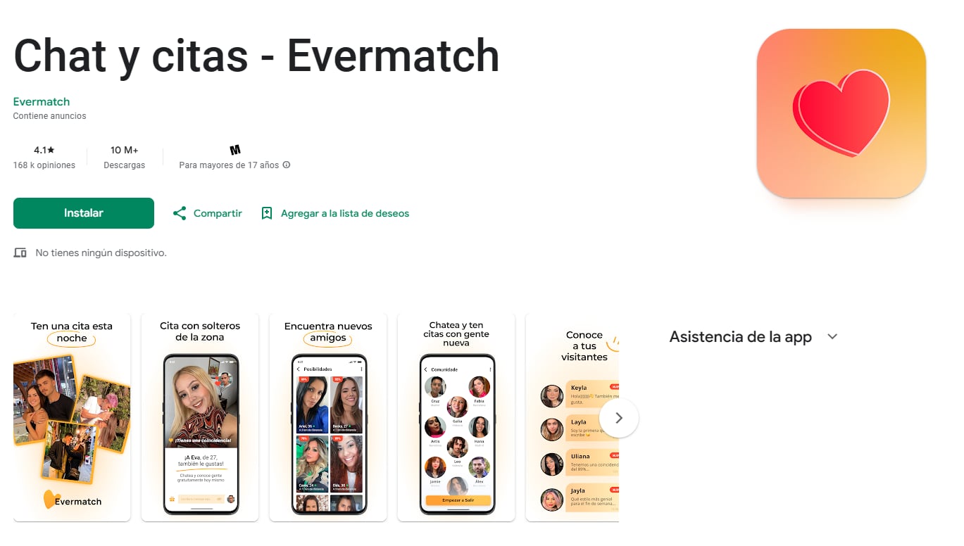 Evermatch, la aplicación de citas utilizada para la extorsión