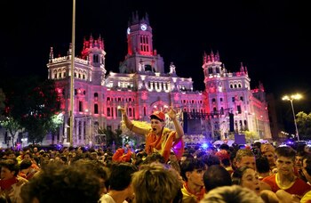 Plaza de Cibeles este domingo,