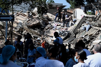 Calima El Darién fue uno de los municipios más golpeados por el sismo, con muertos, heridos y graves daños en su infraestructura - crédito Joaquin Sarmiento/AFP