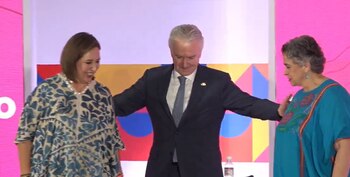 Las y el aspirante a la presidencia por el Frente Amplio por México celebraron el tercer foro en Monterrey
