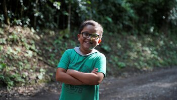 Child environmentalist Francisco Vera will