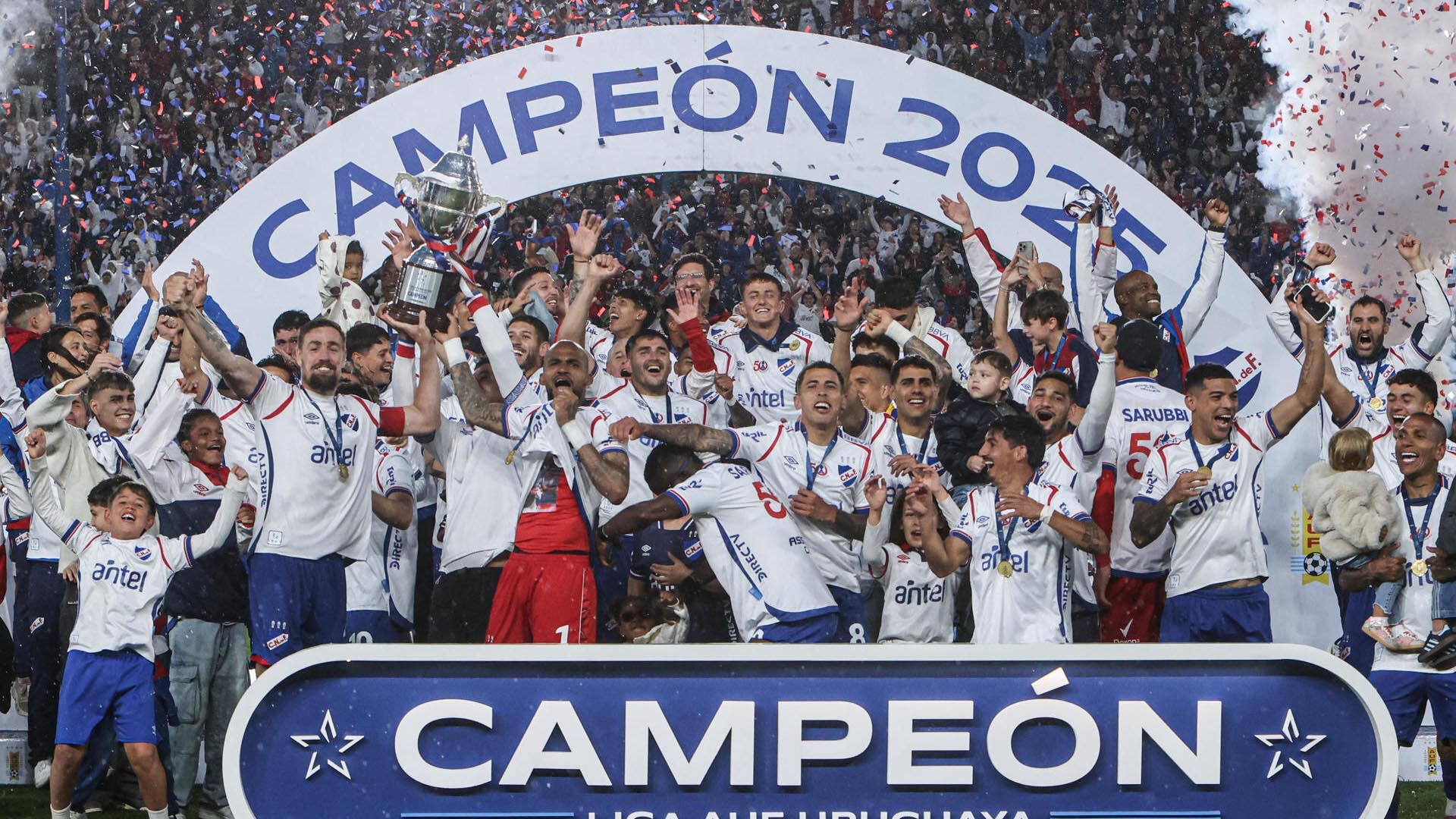 Nacional de Montevideo acaba de consagrarse campeón (EFE)