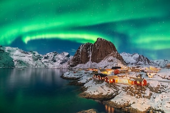 En Tromsø, la temporada navideña,