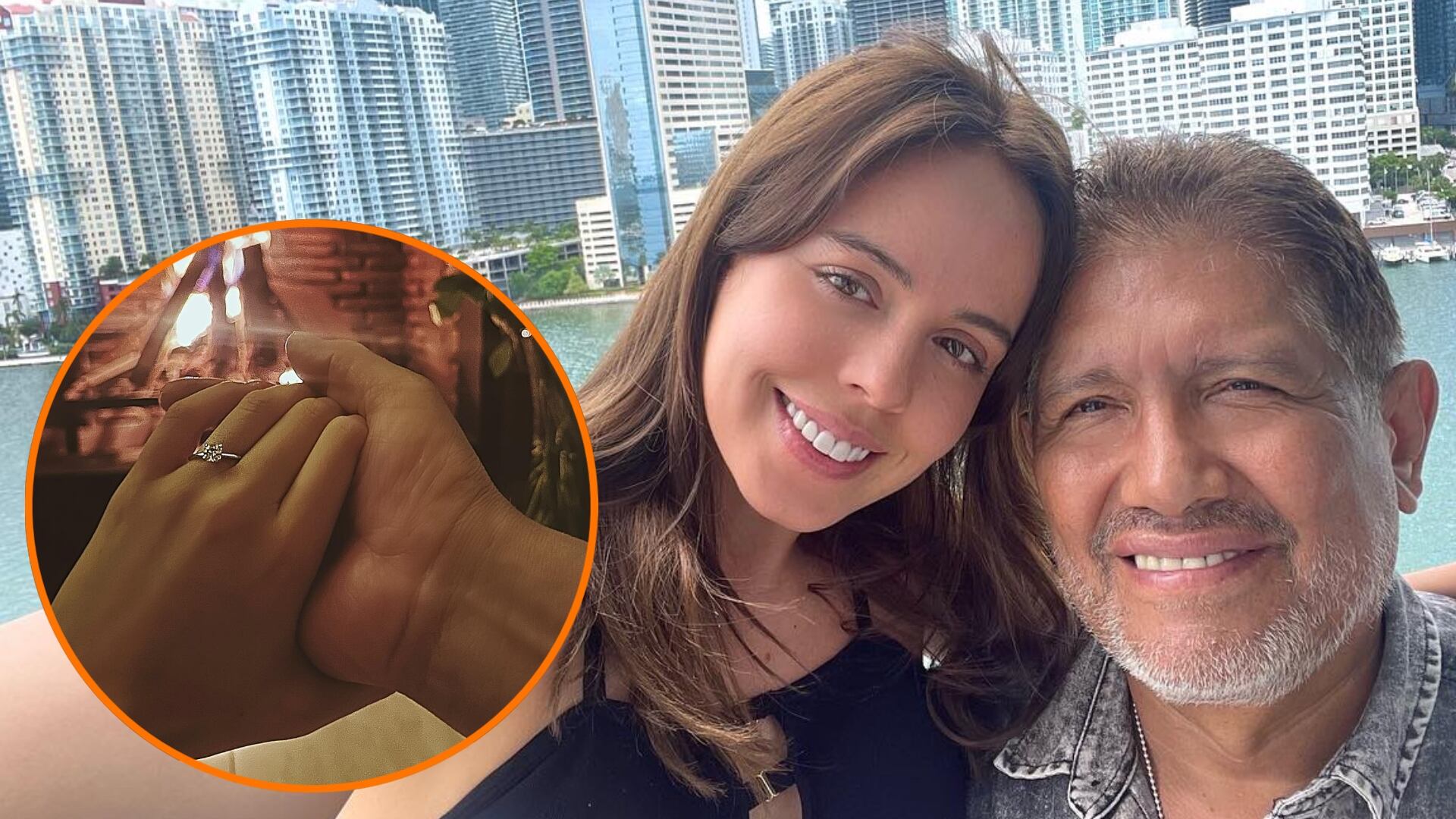 A 3 años de hacer pública su relación, la pareja anunció su compromiso mediante sus redes sociales. (soyevadaniela, Instagram)