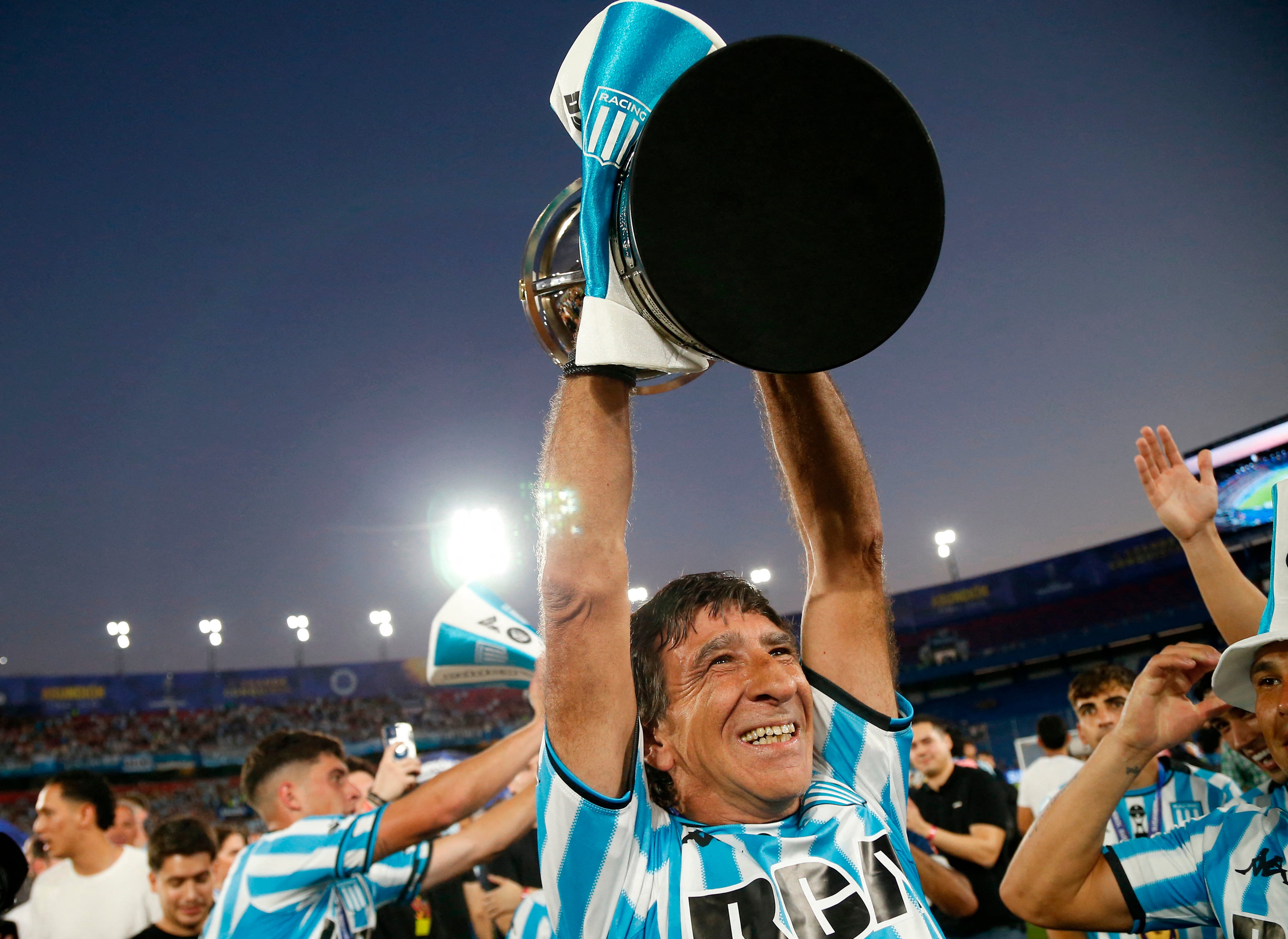 En su último ciclo en Racing conquistó la Copa Sudamericana en 2024 (REUTERS/Cesar Olmedo)