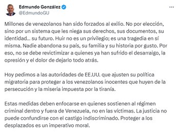 “Deben enfocarse en quienes sostienen