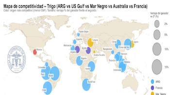 Trigo récord y soja en