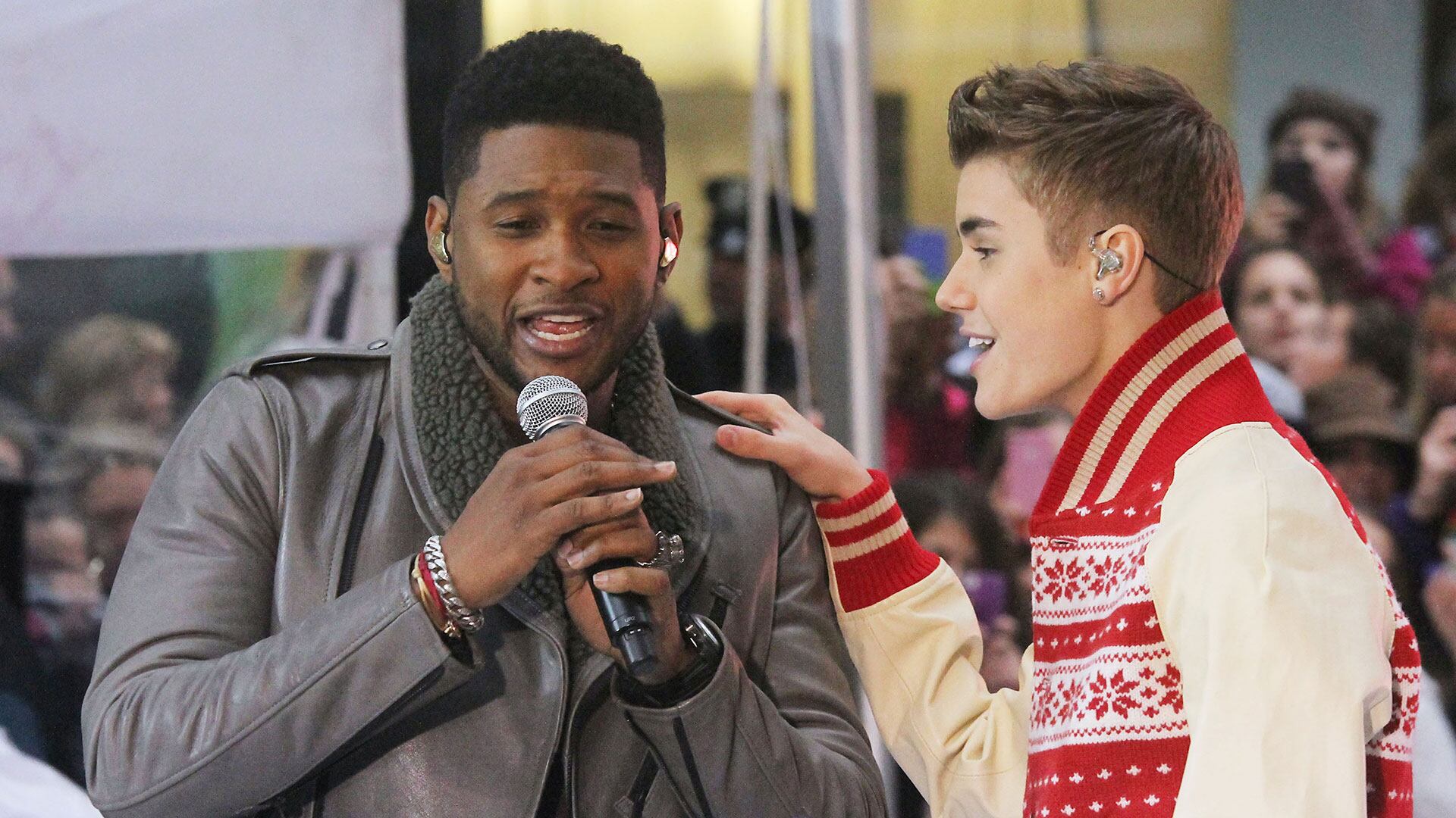 Justin Bieber y Usher habían compartido momentos importantes en la carrera del canadiense desde 2008. (Photo by Rob Kim/FilmMagic)