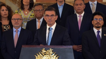 Rodrigo Paz y su gabinete