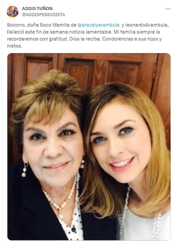 La periodista Addis Tuñón fue