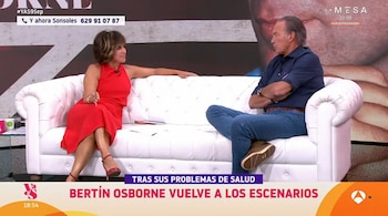 Bertín Osborne en 'Y ahora Sonsoles' (ATRESMEDIA).