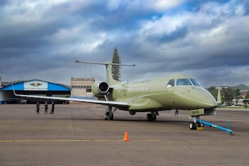 El Embraer Legacy 600 será incorporado a las operaciones de taxi aéreo en México. La aeronave será sometida a modificaciones interiores y revisiones de mantenimiento antes de operar. (Foto: El Heraldo)