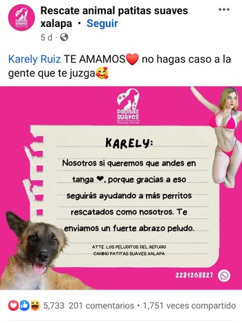 La organización "Patitas Suaves" fue