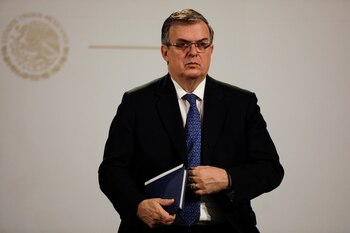 El canciller de M´rexico, Marcelo