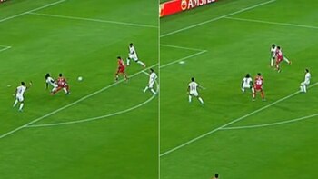 El potente disparo de Richard