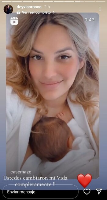 Deyvis Orosco envía tierno mensaje