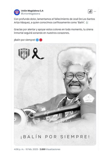 Con este mensaje, Unión Magdalena