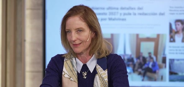 Flavia Costa, durante una entrevista reciente en Infobae (Captura de video)