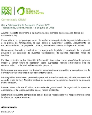 GPO Planta de Fertilizantes