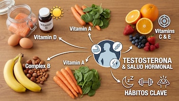 Testosterona baja: estas son las vitaminas que pueden ayudarte a mejorarla naturalmente