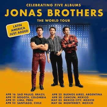 Jonas Brothers darán gira por
