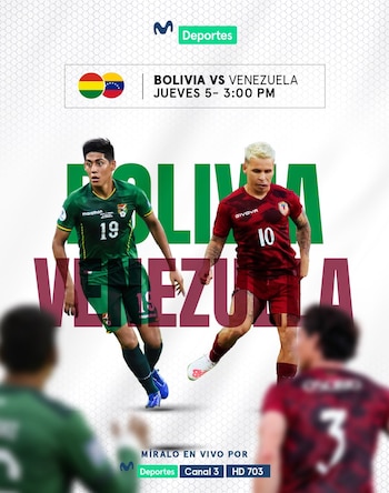 Venezuela se medirá ante Bolivia por la fecha 7 de Eliminatorias 2026.