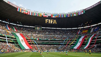 Con banderas como en el 86: revelan cómo se ve por dentro el Estadio Ciudad de México para recibir el Mundial 2026