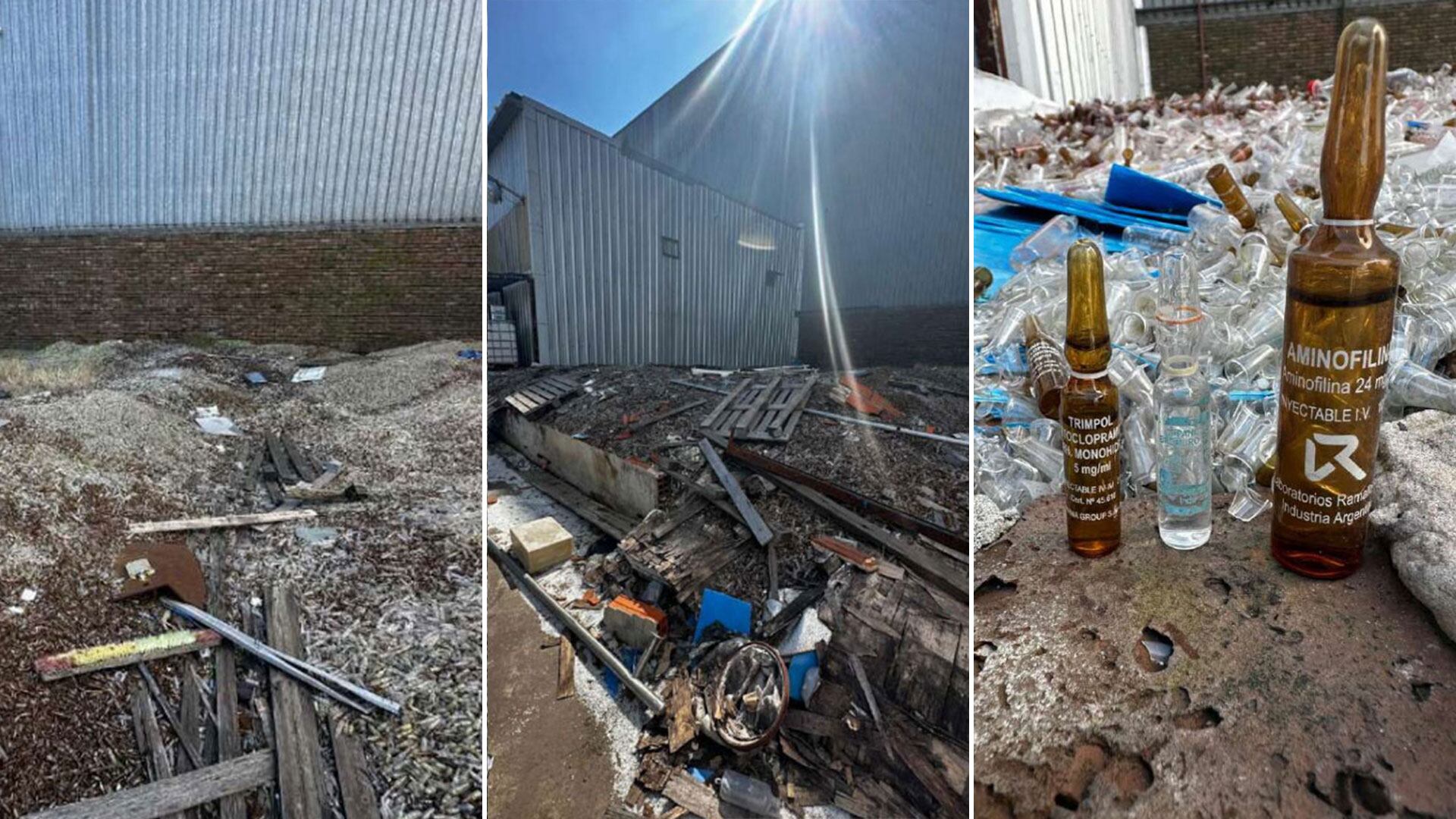 Fotos de la inspección a la planta que elaboró el fentanilo mortal. Hallaron