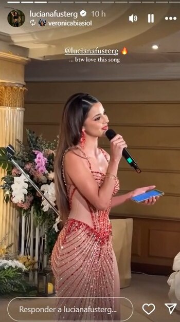 Luciana Fuster sorprende cantando ‘Flowers’ y ‘Despacito’ en la gala de talentos del Miss Grand International 2024