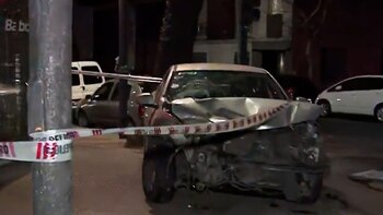 Fuerte choque en Palermo: uno