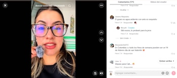 Sus seguidores le recomendaron probar el aguardiente y viajar a otras ciudades - crédito captura de pantalla / TikTok