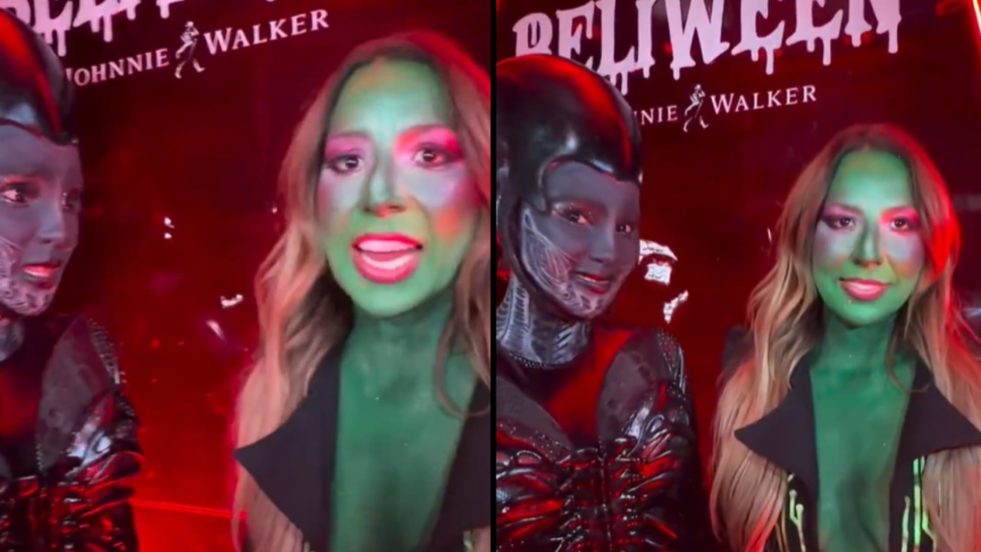 El incómodo momento entre Belinda y Mafe Walker, la influencer que asegura habla idioma alienígena