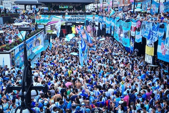 Banderazo argentino en Atlanta