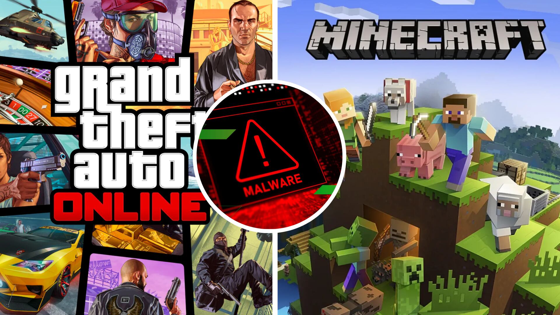 El GTA y Minecraft son de los principales juegos con más usuarios (Composición Infobae: tvtropes.org / ikusi.com)