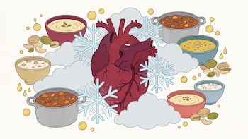 Por qué el colesterol puede subir en invierno y cómo reducir el riesgo de infarto en los meses más fríos