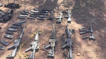 Se decomisaron 10 fusiles y