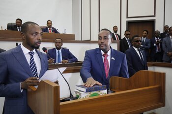 23/09/2020 Mohamed Husein Roble jura como nuevo primer ministro de Somalia
POLITICA AFRICA SOMALIA INTERNACIONAL
PRESIDENCIA DE SOMALIA