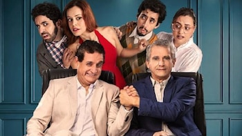 Sergio Galliani y Miguel Iza debutan en escena junto a sus hijos Airam y Franco en ‘El jefe del jefe’