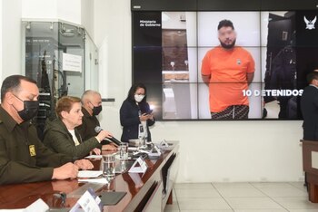 La ministra de Gobierno, Alexandra