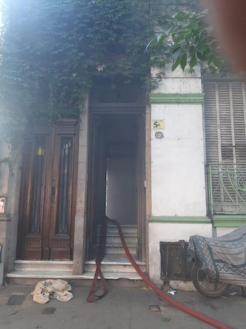 Incendio en un coventillo de