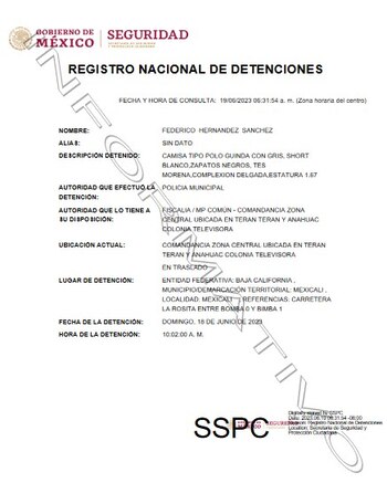 Federico Hernández estaría implicado en