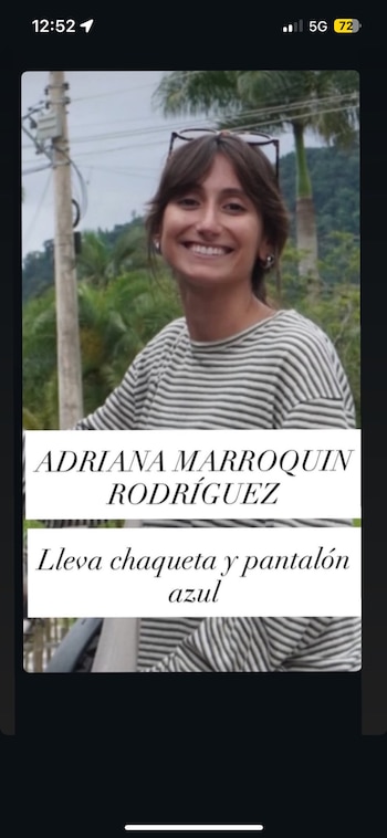 Familiares buscan a Adriana Marroquín Rodríguez. En caso de información, contactar con @alejandrmarroquin. (X)