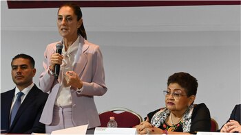 La candidata a la presidencia