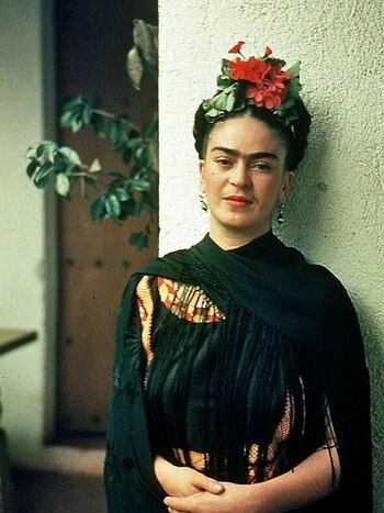 Durante su discurso desde San Lázaro también mencionó destacadas figuras femeninas en la historia del país, aunque la pintora mexicana fue la única artista