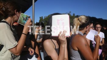 Las personas se presentaron con