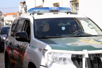 Coche de la Guardia Civil. (Jorge Armestar / Europa Press)
