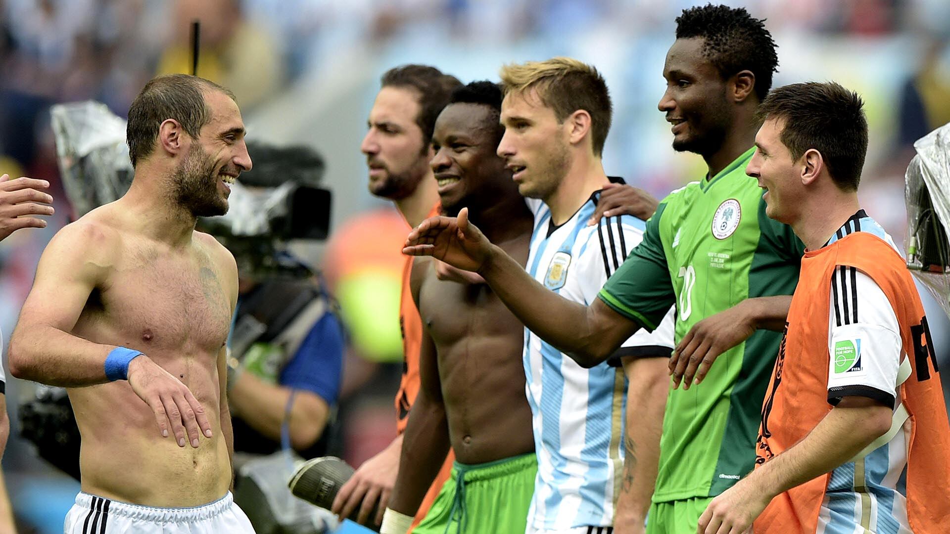 Pablo Zabaleta disputó el Mundial de Brasil 2014 (AFP PHOTO / JUAN MABROMATA)