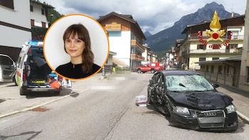 Una mujer escapa de un