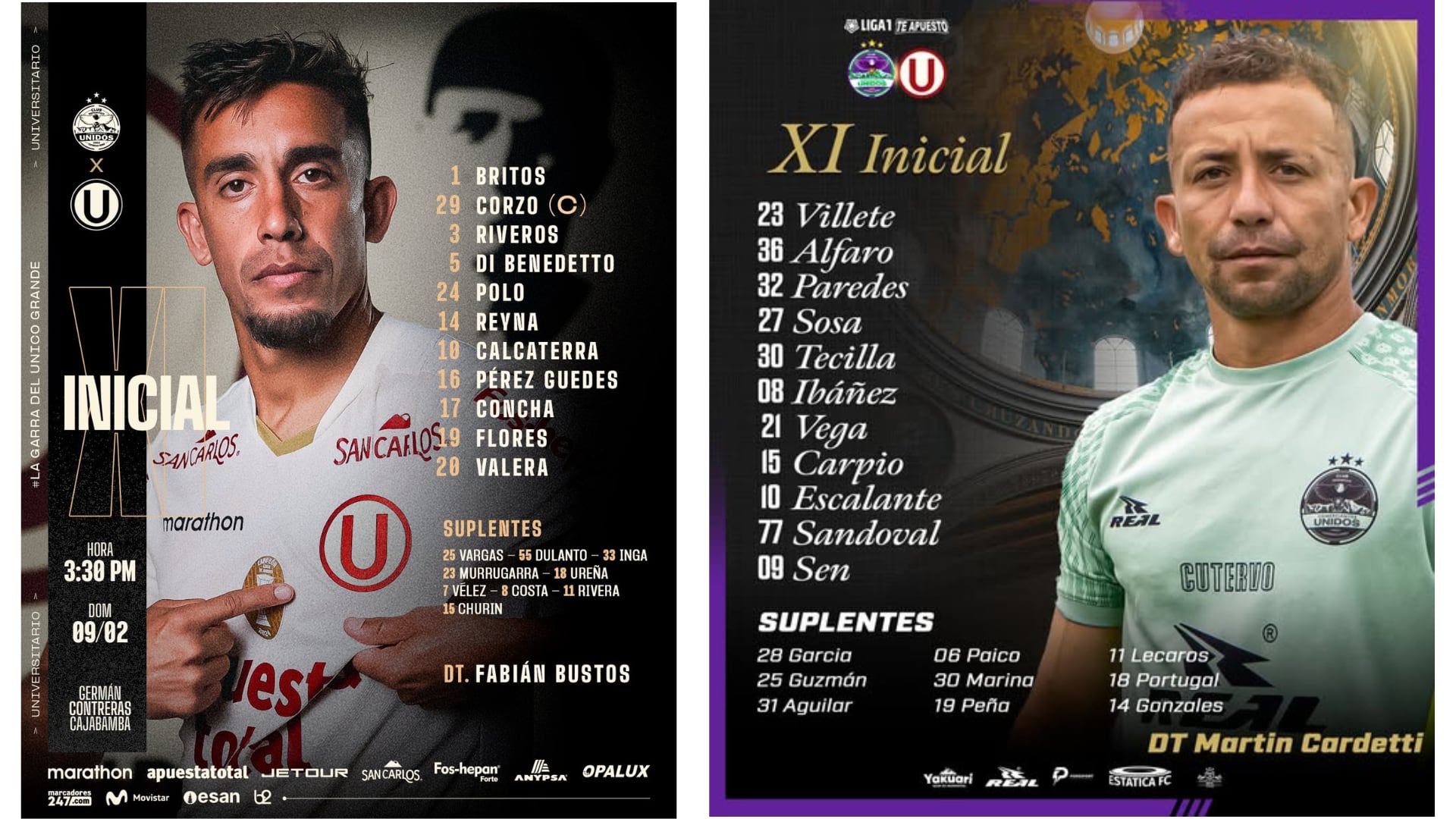 Universitario vs Comerciantes Unidos EN VIVO HOY: minuto a minuto del duelo por la fecha 1 del Torneo Apertura de la Liga 1 2025 1 Alineaciones confirmadas del Universitario vs Comerciantes Unidos por Torneo Apertura 2025.